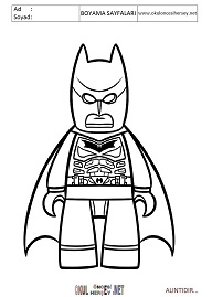 lego-süper-kahramanlar boyama sayfaları